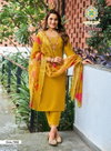 Malhar Vol 7 By Passion Tree Roman Silk Kurti With Bottom Dupatta Orders In India